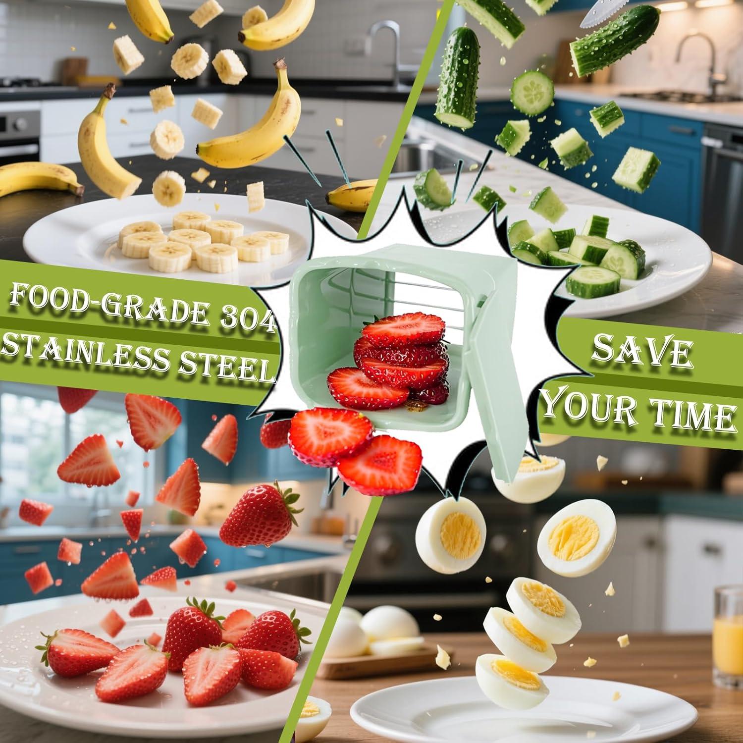 Cortador Multifuncional de Frutas FANTEXY - Acero Inoxidable