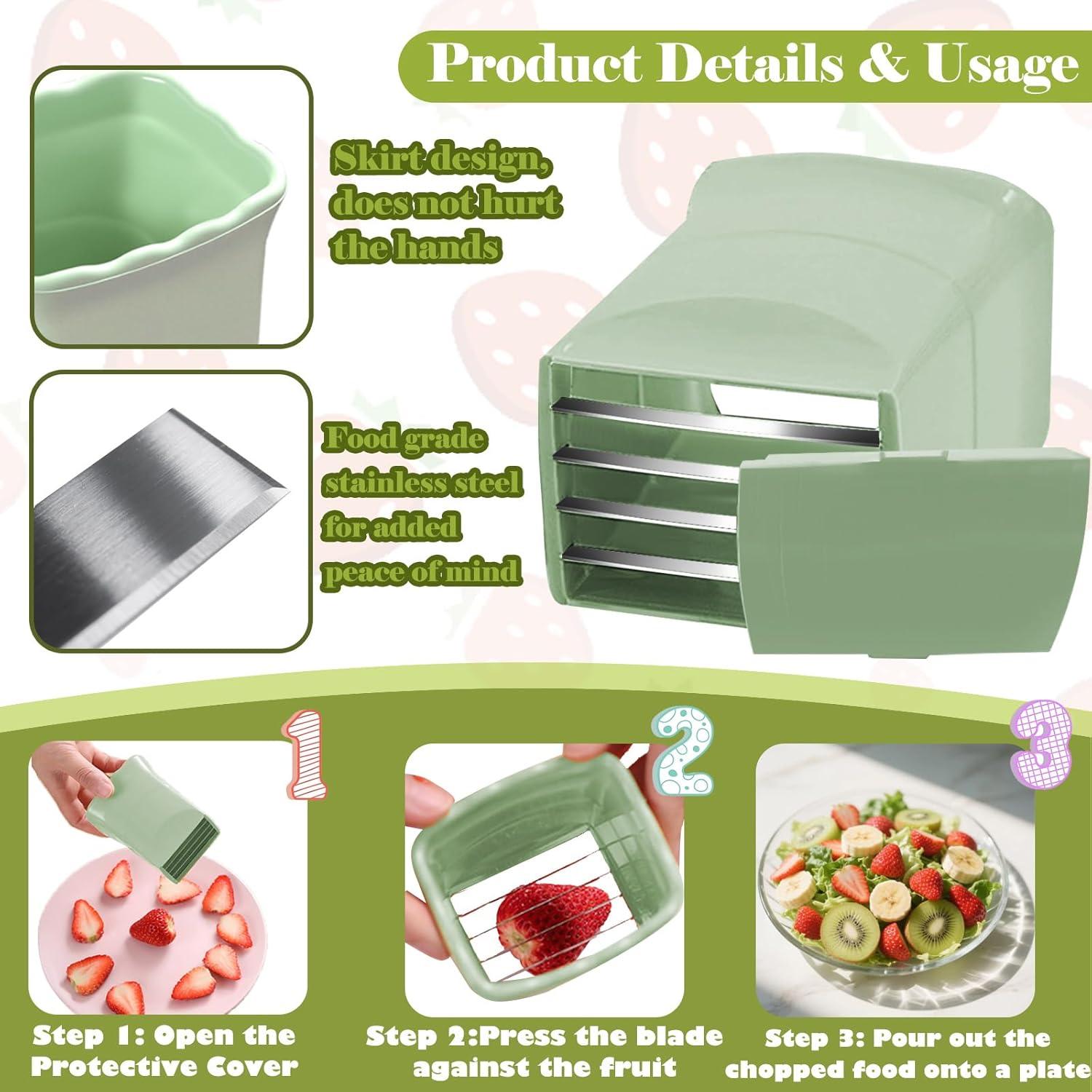 Cortador Multifuncional de Frutas FANTEXY - Acero Inoxidable