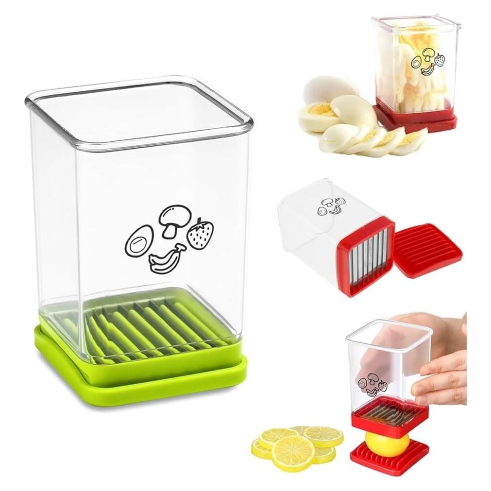 Cortador de Frutas Darfooper 3x3x4.2 cm Acero Inoxidable