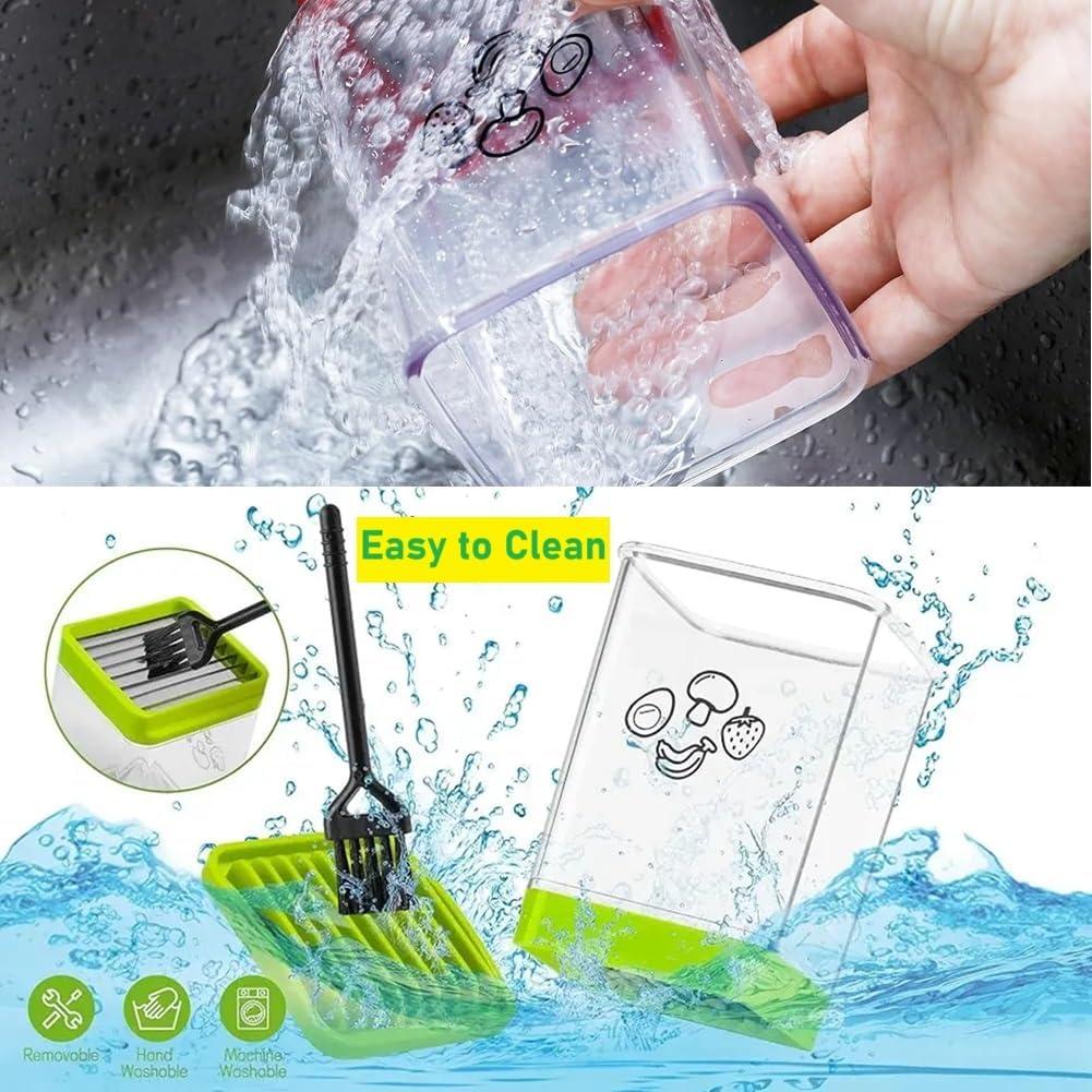 Cortador de Frutas Darfooper 3x3x4.2 cm Acero Inoxidable