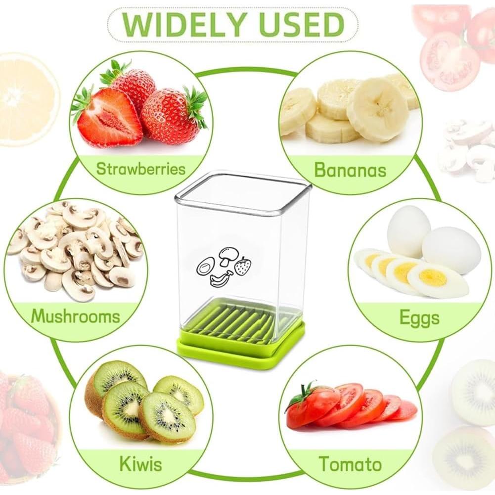 Cortador de Frutas Darfooper 3x3x4.2 cm Acero Inoxidable