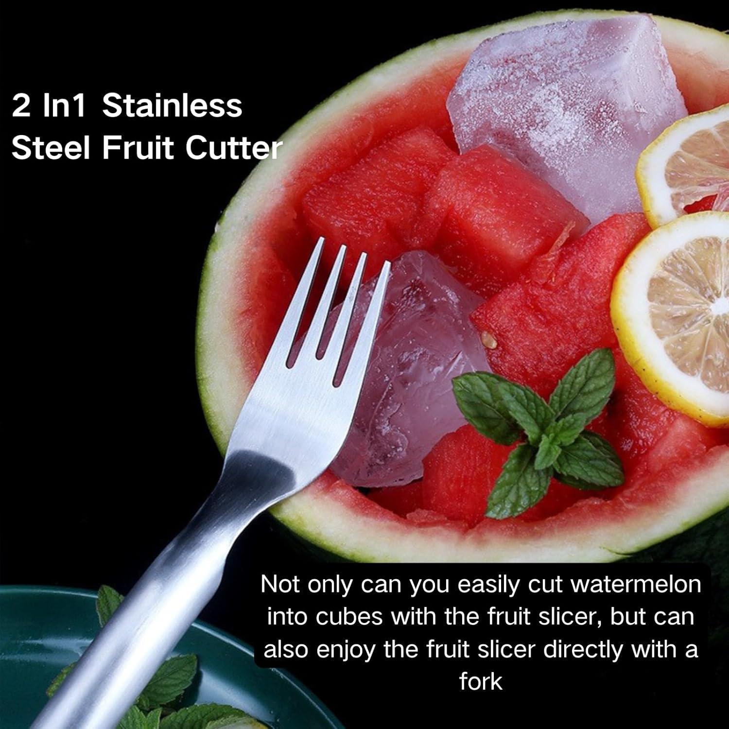 Cortador de Sandía 2-en-1 Genérico de Acero Inoxidable