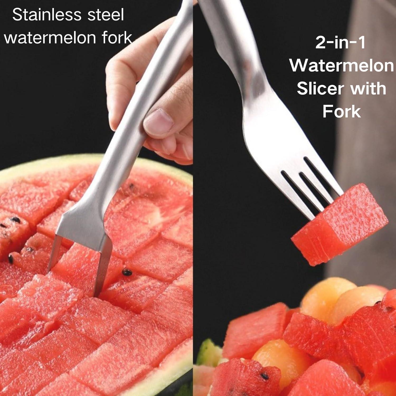 Cortador de Sandía 2-en-1 Genérico de Acero Inoxidable