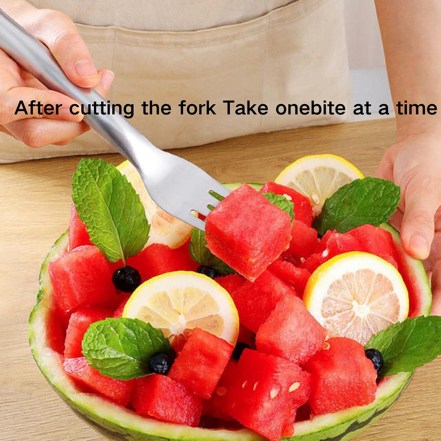 Cortador de Sandía 2-en-1 Genérico de Acero Inoxidable