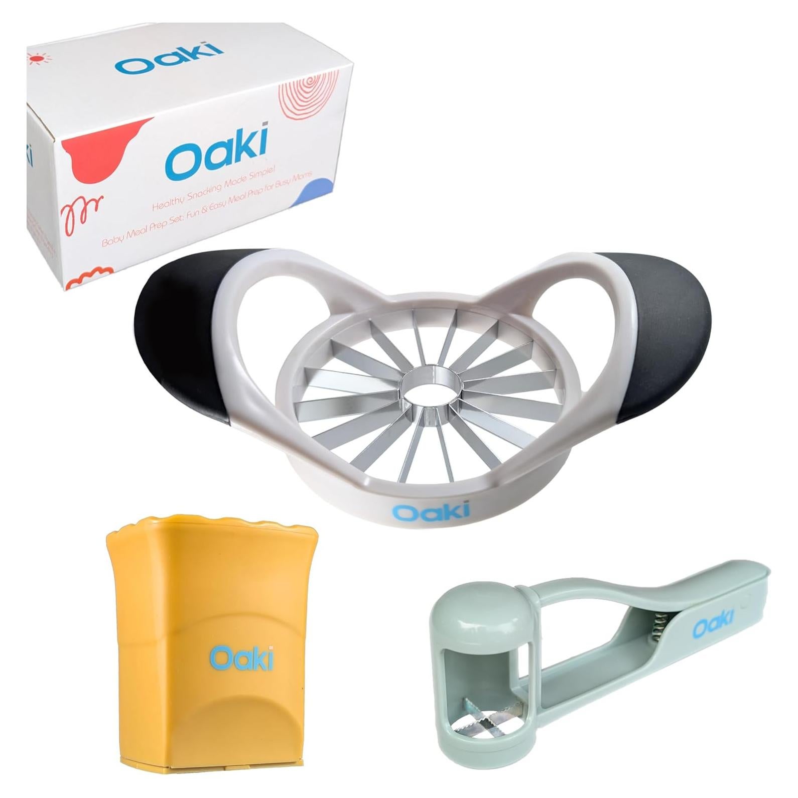 Cortadores de Frutas 3 en 1 Oaki | Set Seguro para Niños