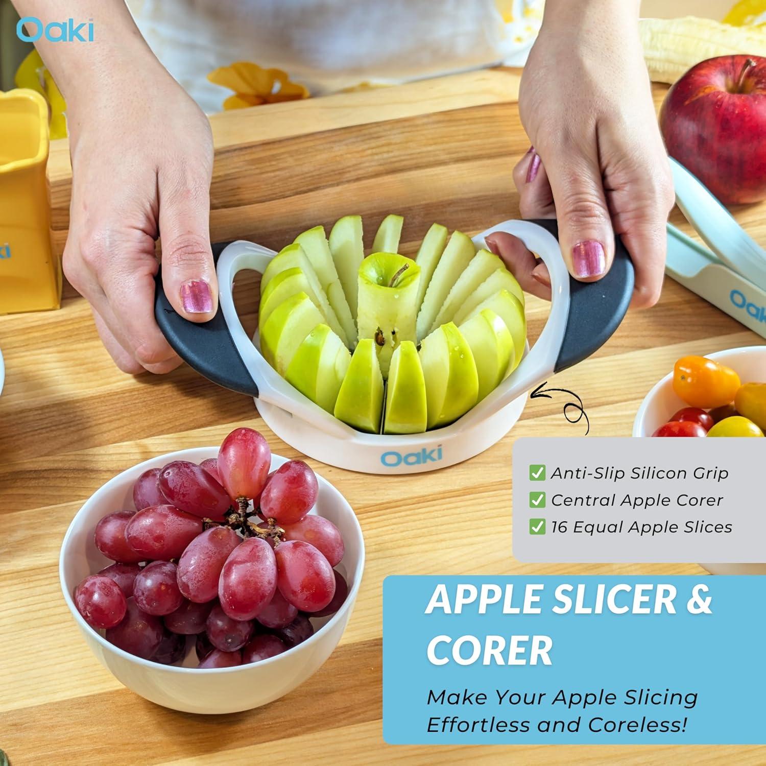 Cortadores de Frutas 3 en 1 Oaki | Set Seguro para Niños