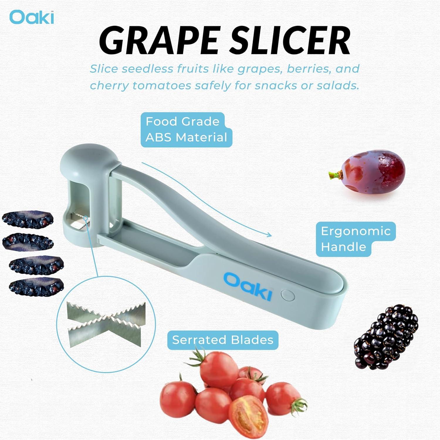 Cortadores de Frutas 3 en 1 Oaki | Set Seguro para Niños