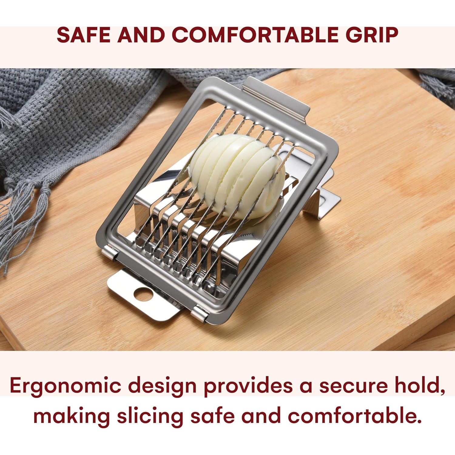 Cortador de Huevos KITCHTIC Acero Inoxidable 15.19 cm