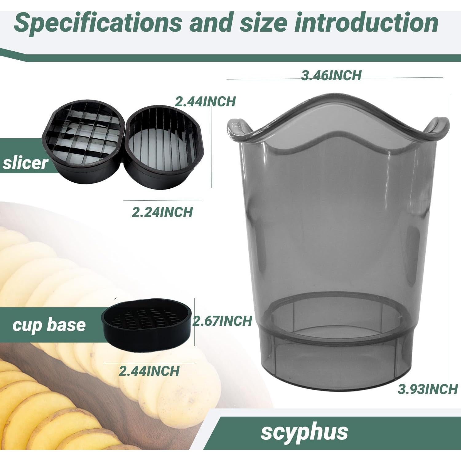 Cortador Multifuncional de Frutas y Verduras YOSMAKIY 158g