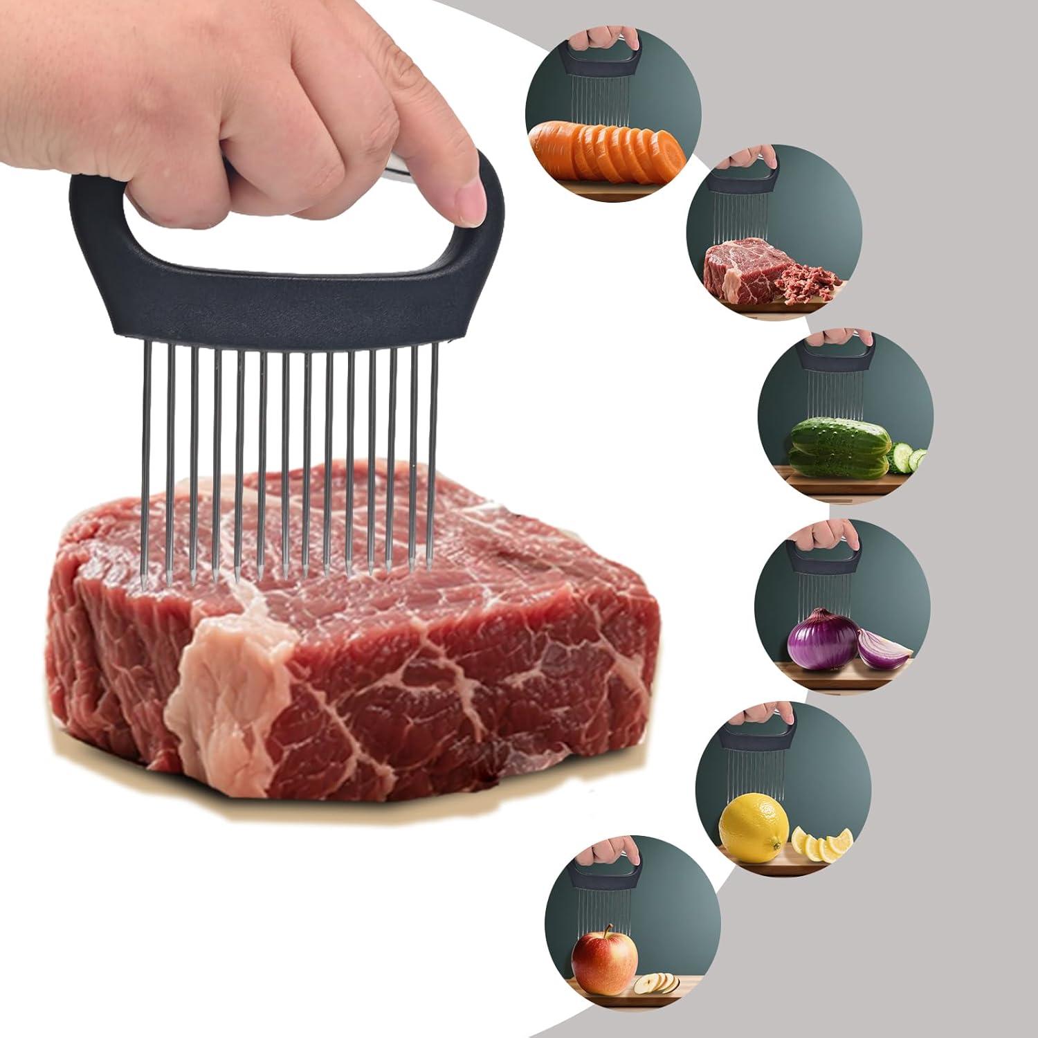 Cortador de Frutas y Verduras ZenQeek Rojo - Acero Inoxidable