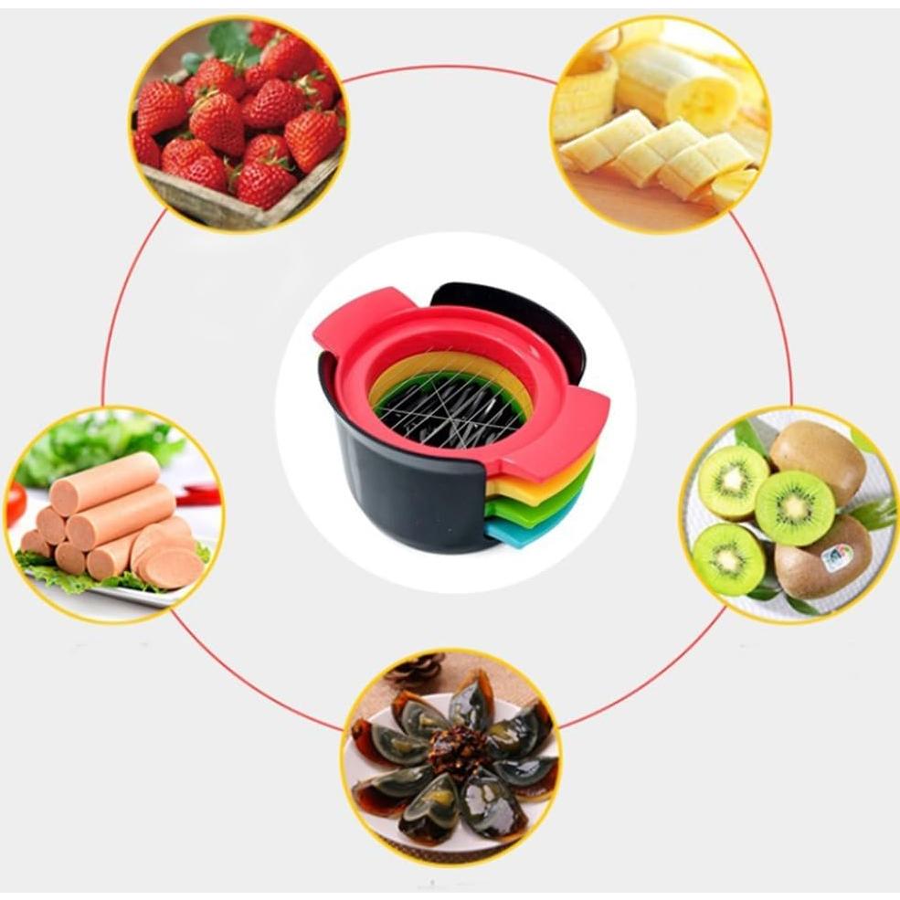 Cortador de Huevos 4 en 1 Couponhub Multicolor Práctico