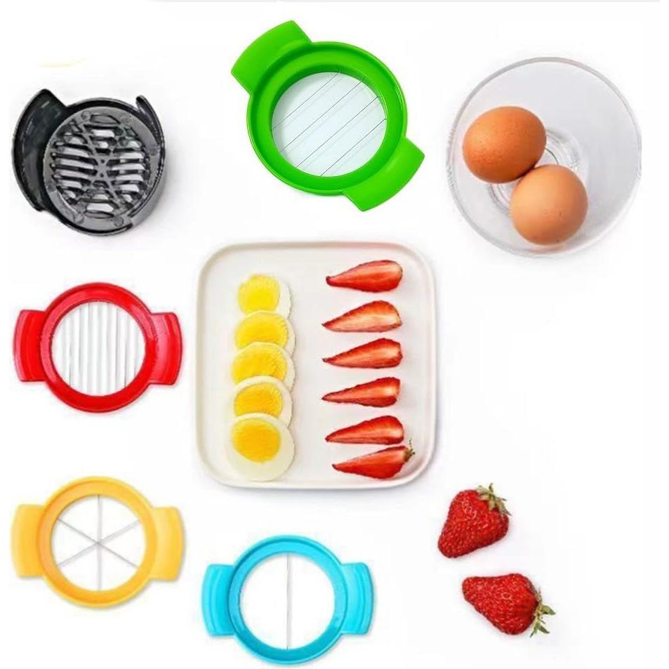 Cortador de Huevos 4 en 1 Couponhub Multicolor Práctico