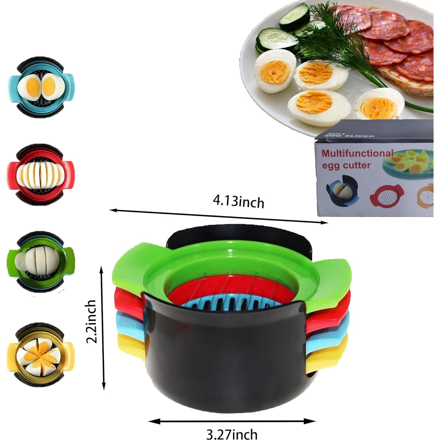 Cortador Multifuncional de Huevos y Frutas KWBLWF - Acero Inoxidable