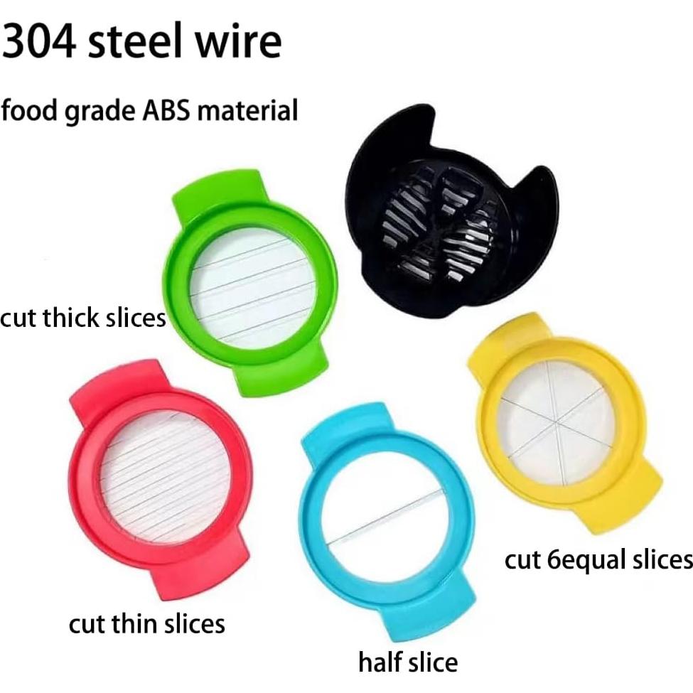 Cortador Multifuncional de Huevos y Frutas KWBLWF - Acero Inoxidable