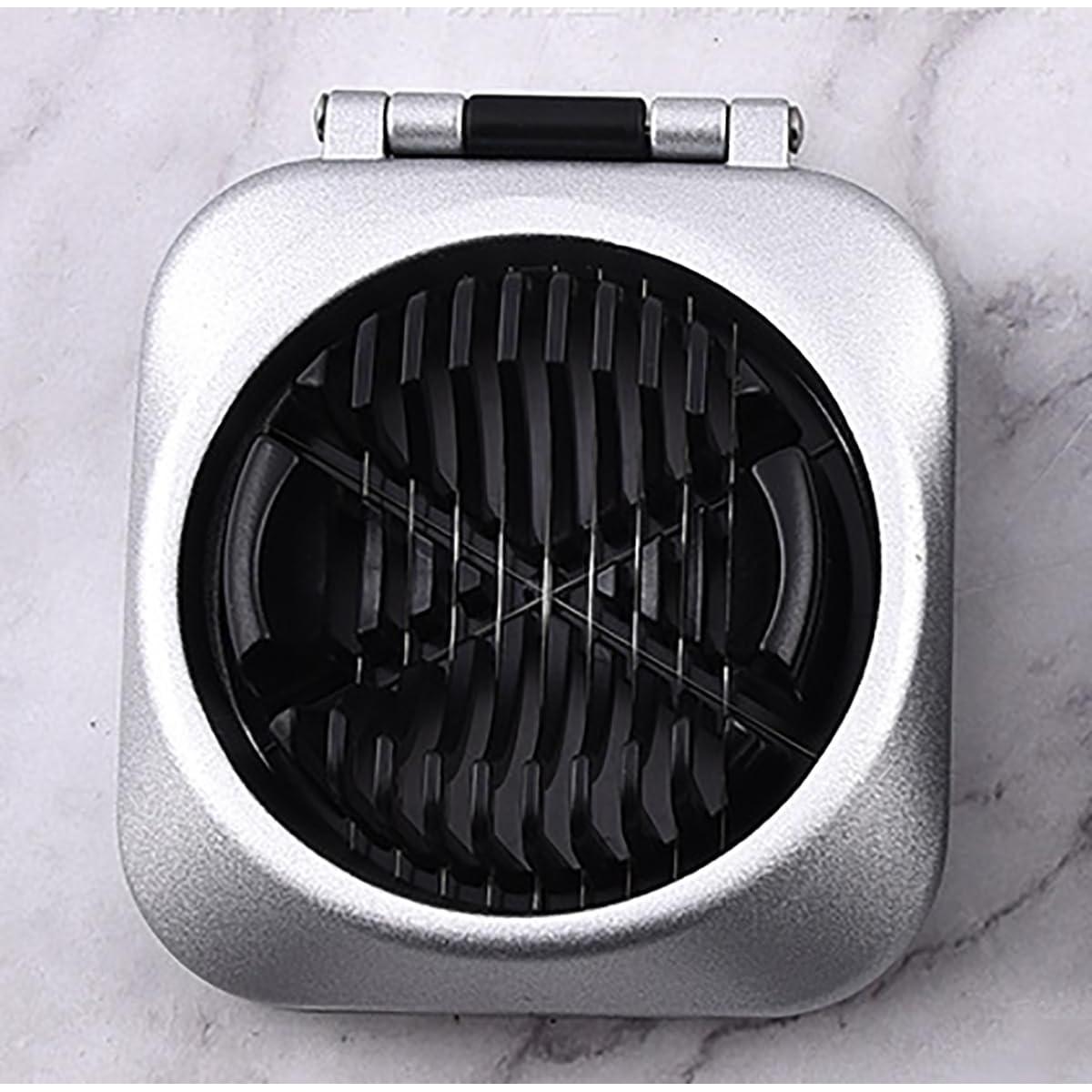 Cortador de Huevos Cocidos GoldNJade 2 en 1 Acero Inoxidable