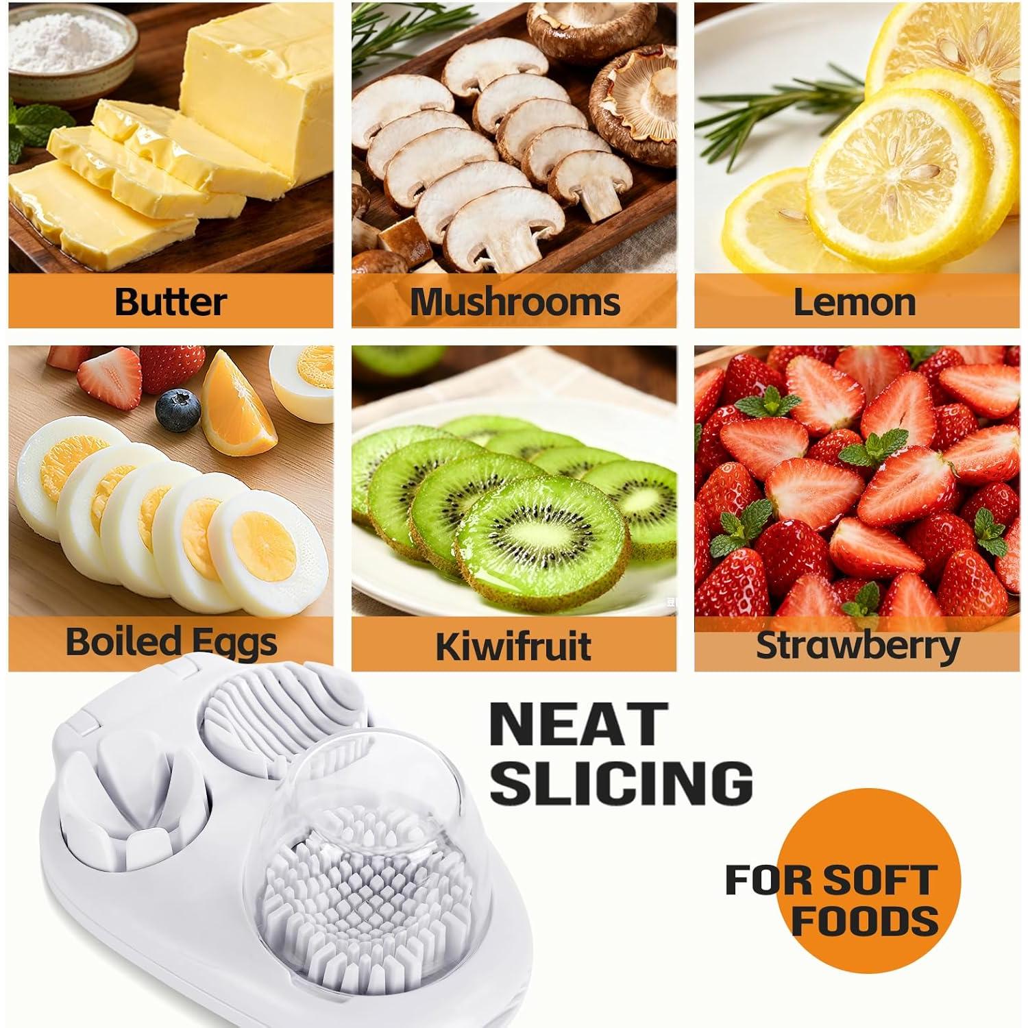 Cortador de Huevos 3 en 1 Solaceura - Acero Inoxidable, Multifuncional