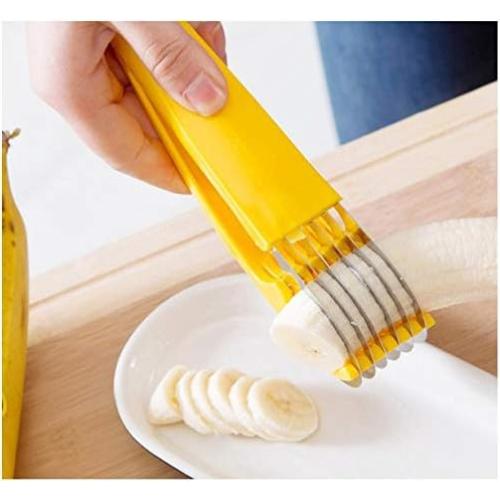 Cortador de Plátano 2 PCS LJZP - ABS y Acero Inoxidable 304