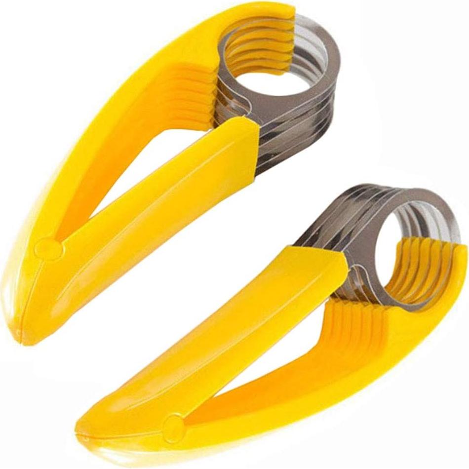Cortador de Plátano 2 PCS LJZP - ABS y Acero Inoxidable 304