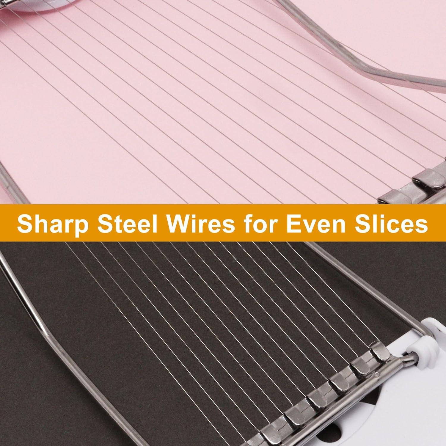 Cortador de Huevos ZHMEINA con 14 Cables de Acero Inoxidable