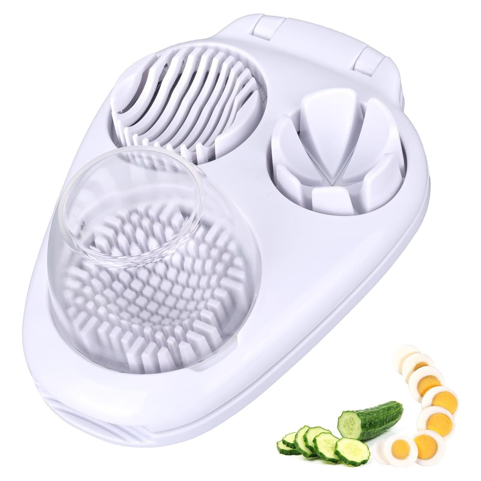 Cortador de Huevos Cocidos 3 en 1 BOXOB Acero Inoxidable