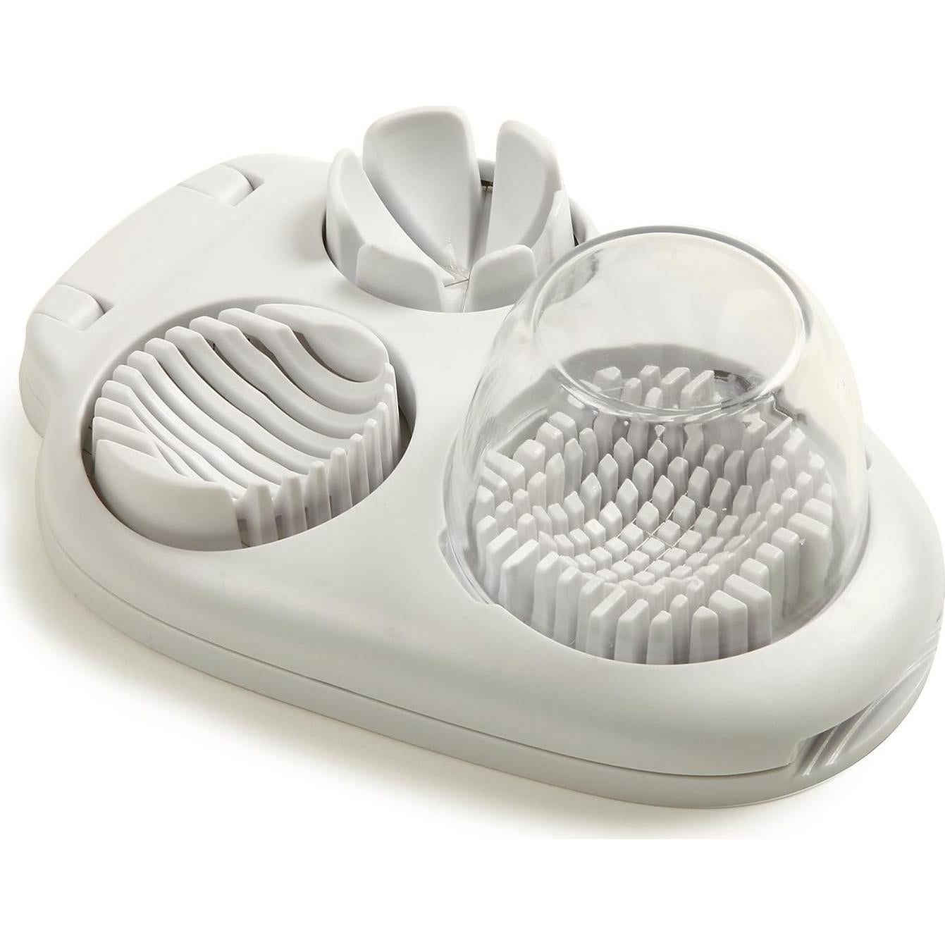 Cortador de Huevos Múltiple Norpro 998 3 en 1 Blanco