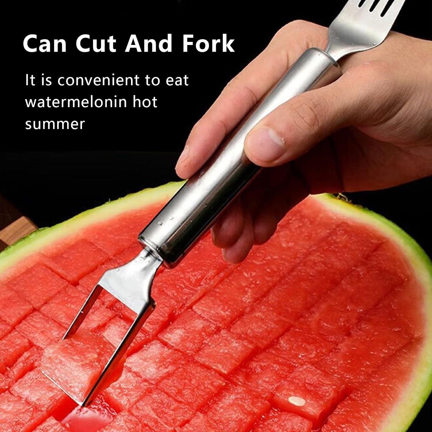 Cortador de Sandía 2-en-1 Genérico de Acero Inoxidable