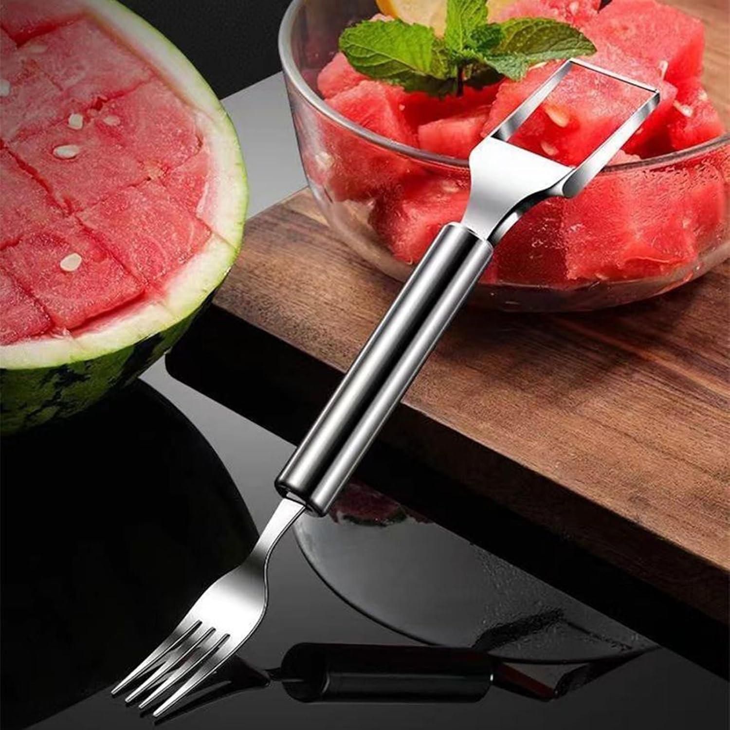 Cortador de Sandía 2-en-1 Genérico de Acero Inoxidable