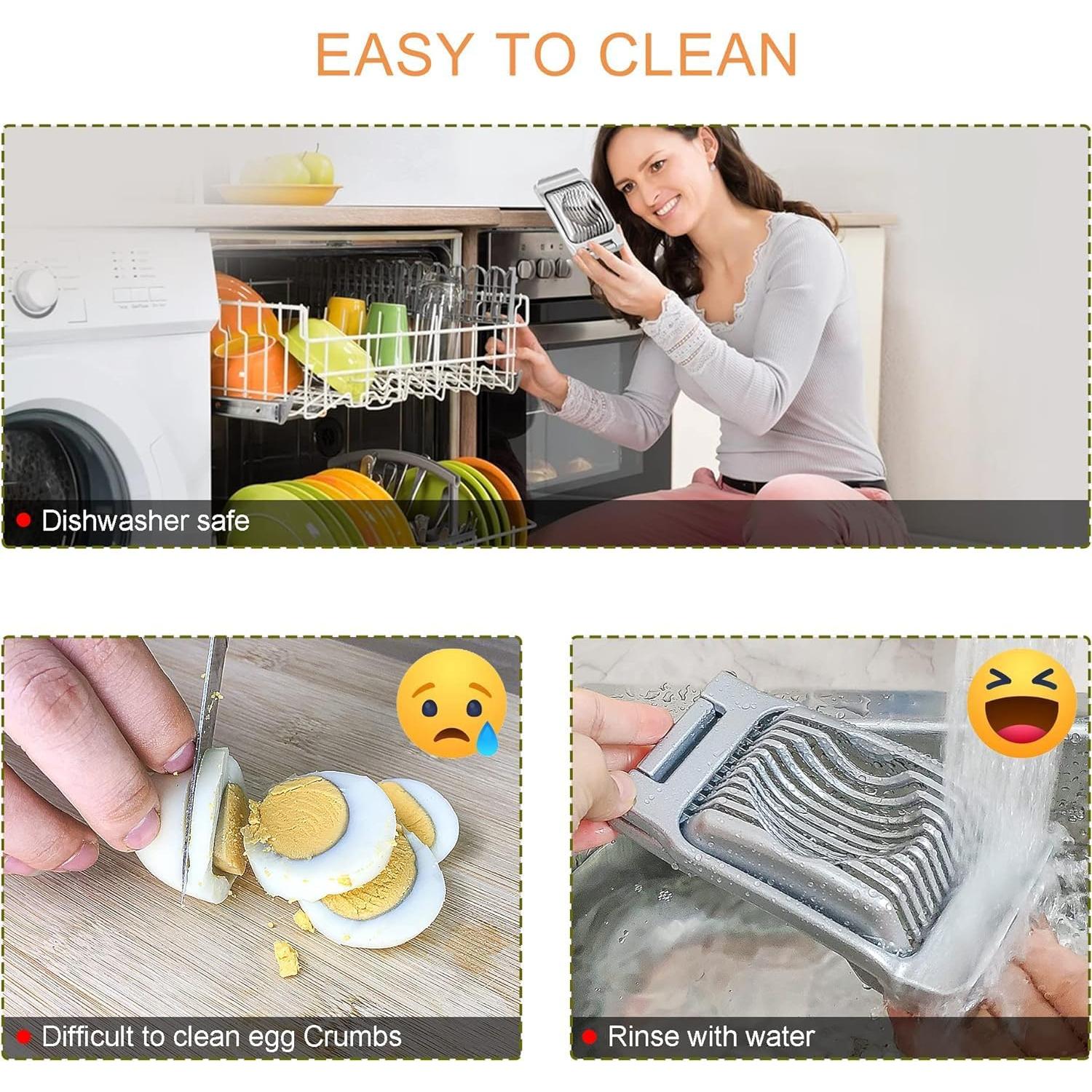 Cortador de Huevos Multifuncional Katoora de Acero Inoxidable