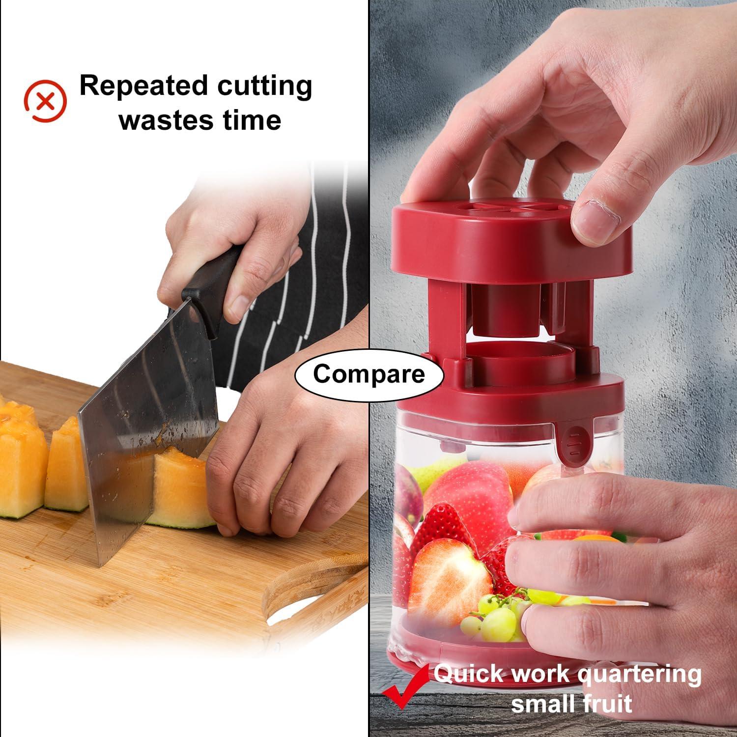 Cortador de Frutas Pequeño Lyreh de Acero Inoxidable 11x9x7.5cm