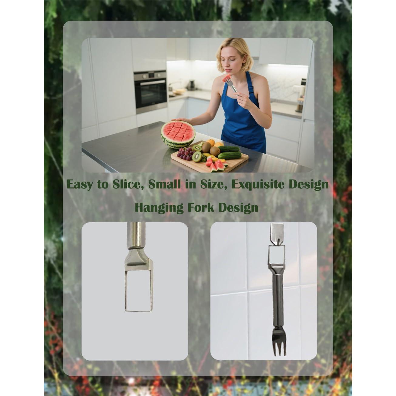 Cortador de Sandía 2-en-1 WNJLXLGDGO de Acero Inoxidable