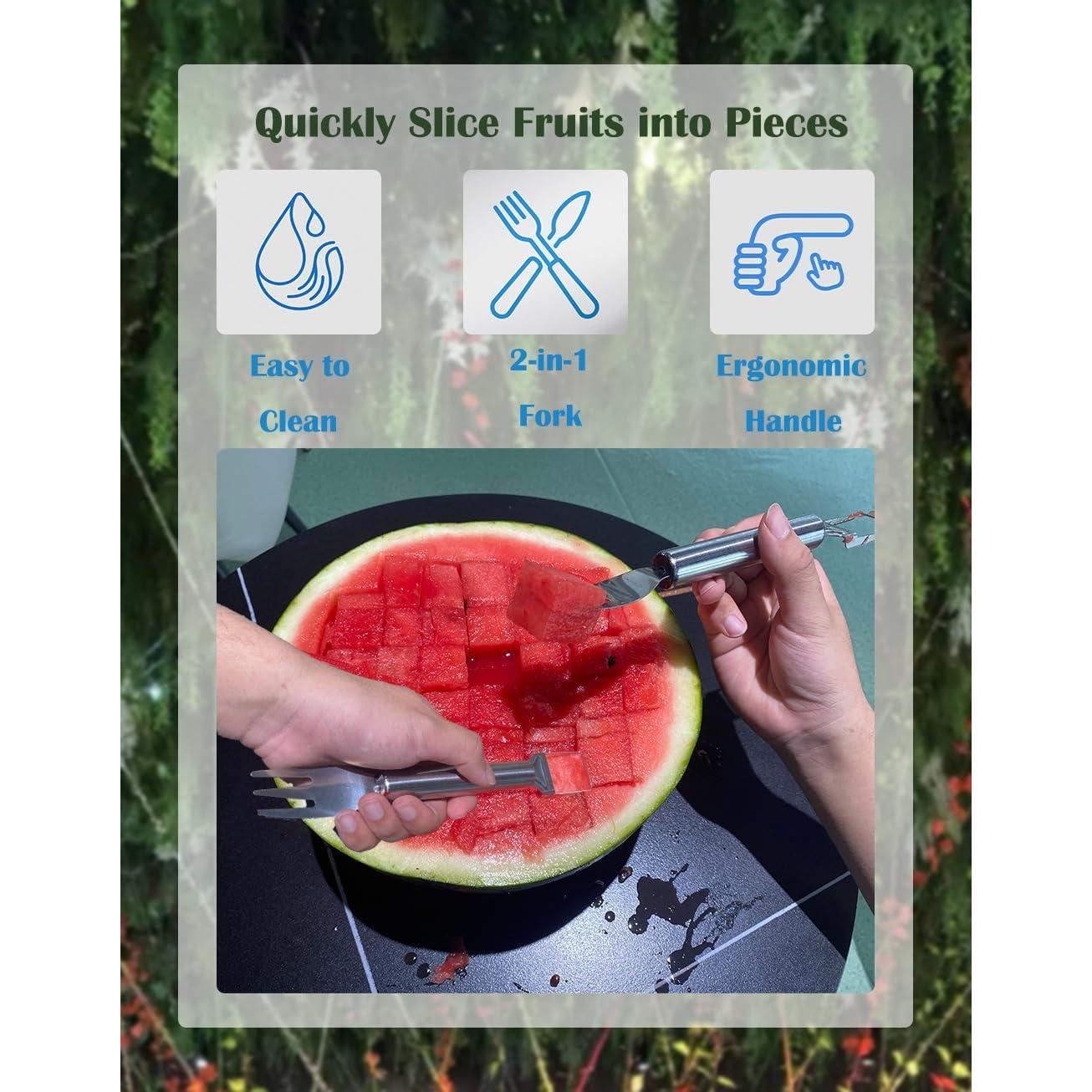 Cortador de Sandía 2-en-1 WNJLXLGDGO de Acero Inoxidable