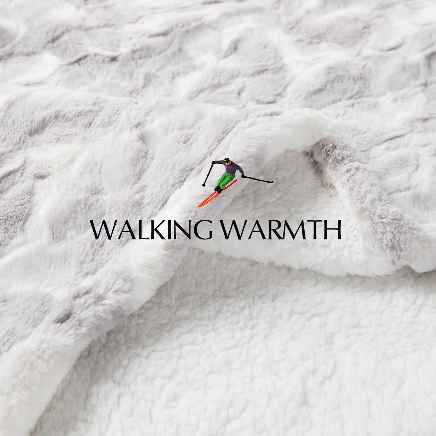 Manta Eléctrica Individual SNUGSUN 157x213cm Gris/Blanco