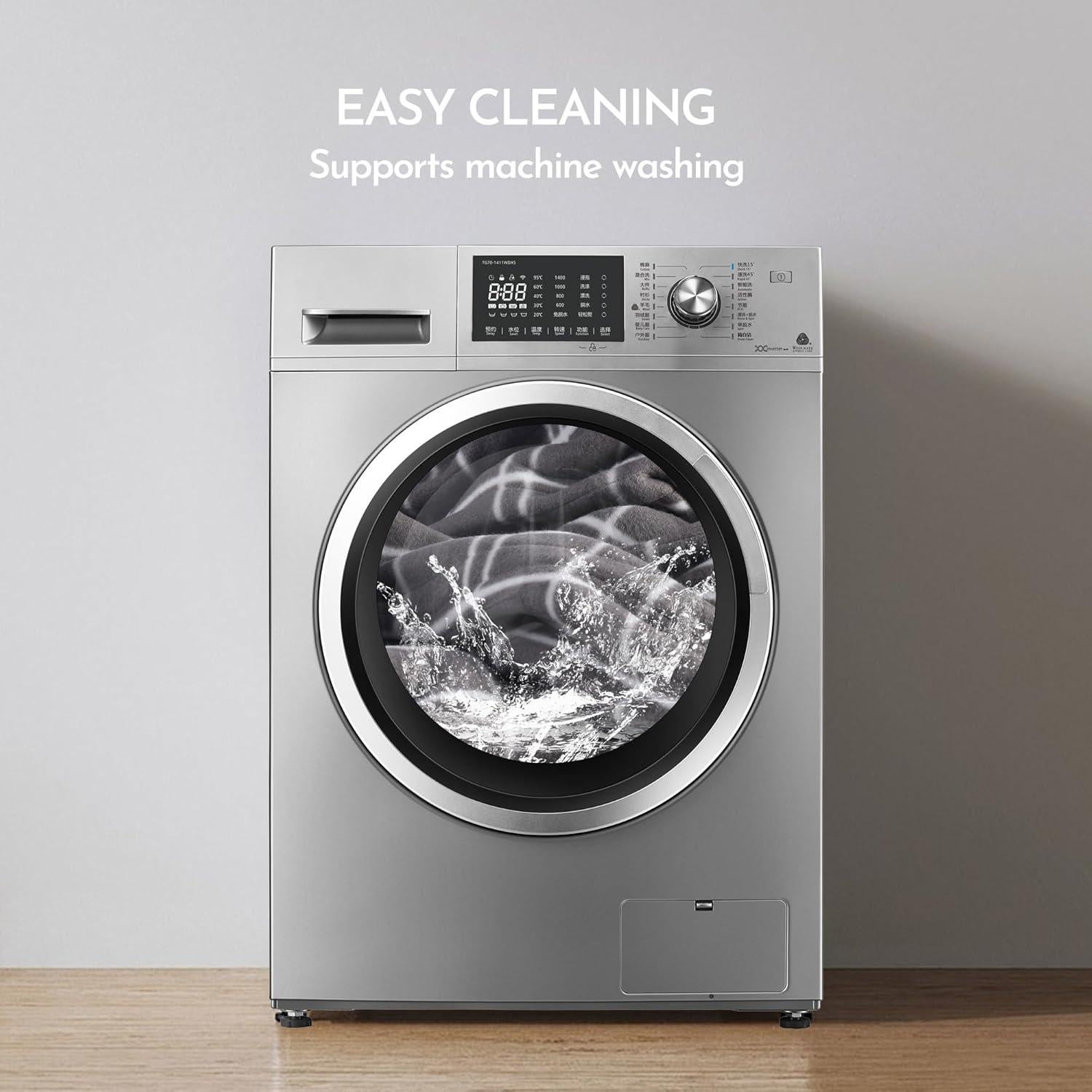 Manta Eléctrica Calentada ONDAN Completo 213x182 cm Gris Claro