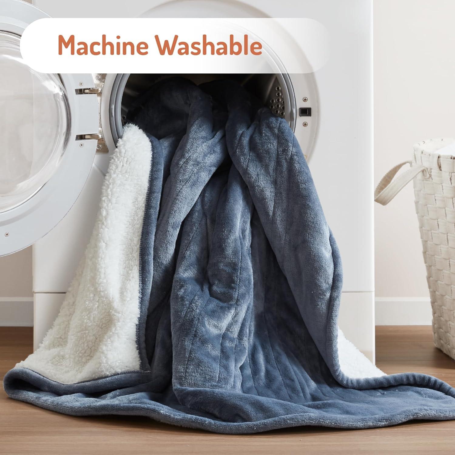 Manta Calentada Degrees of Comfort King 254x229cm Azul