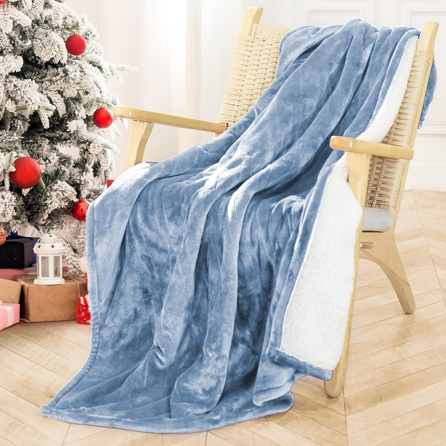 Manta Calentada Eléctrica Yokimisu 127x152 cm 6 Niveles Azul