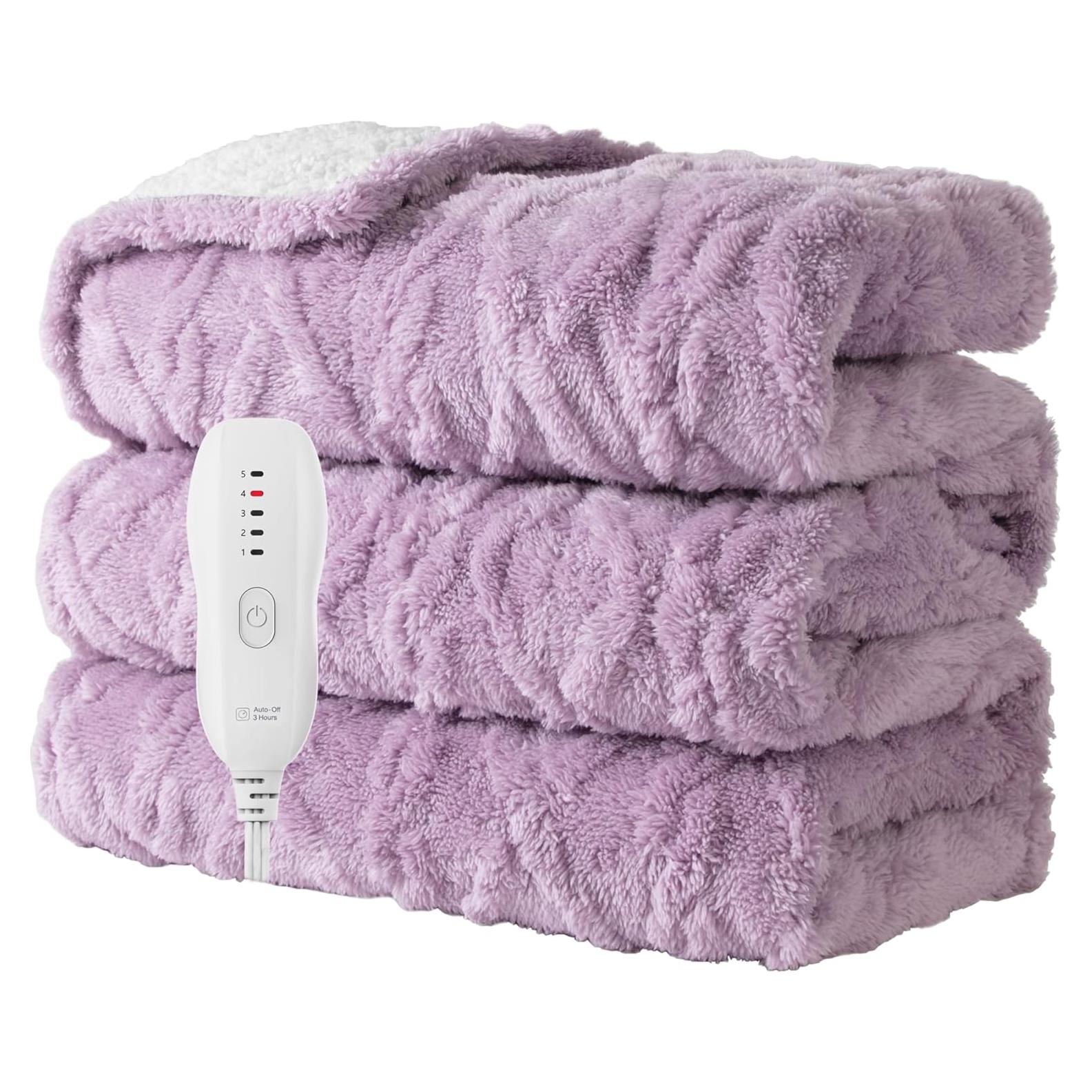 Manta Calentada Eléctrica Aheadpret 127x152cm 5 Niveles Calor