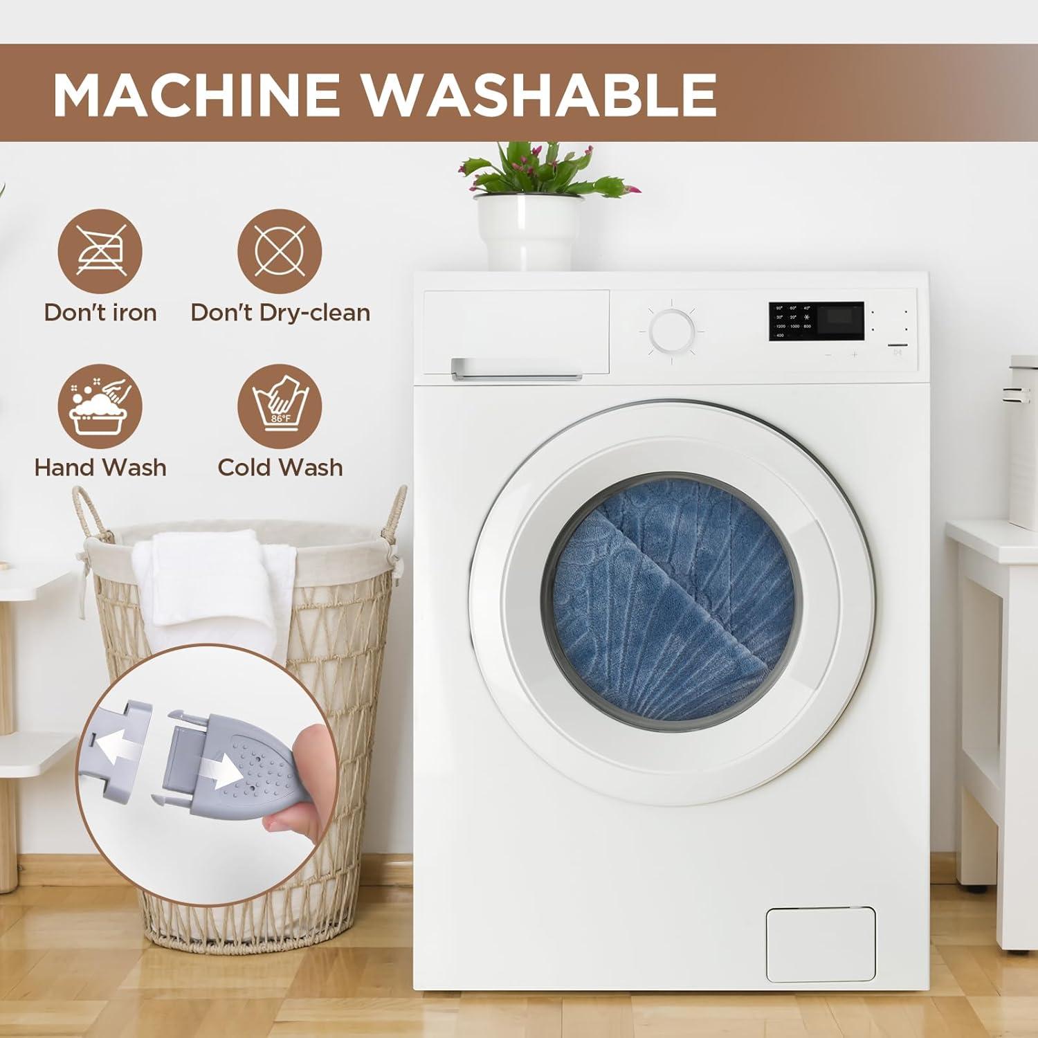 Manta Eléctrica Doble Westinghouse Jacquard Floral 62x84cm