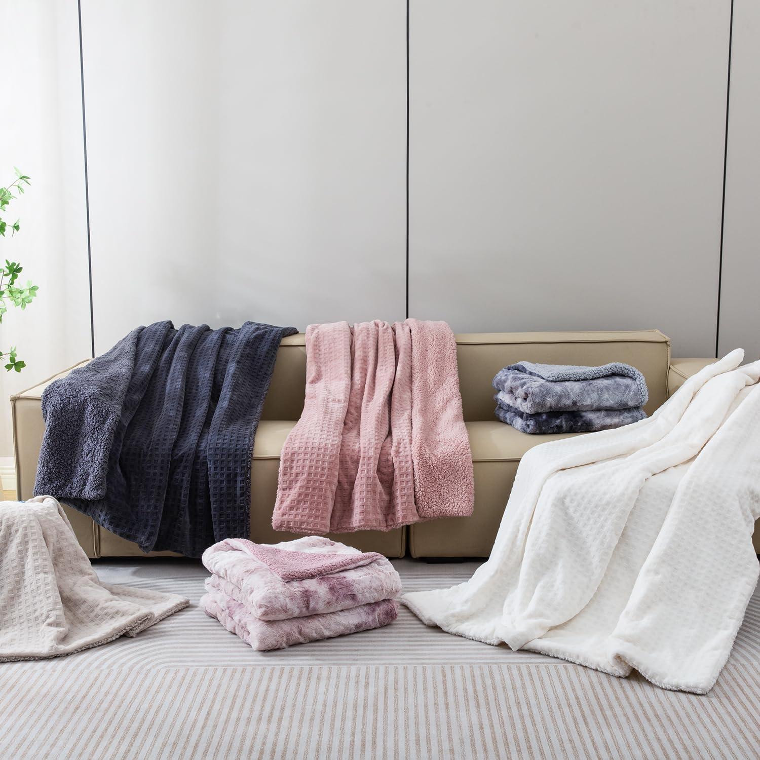 Manta Eléctrica Dowin 50x60 cm Beige Waffle con Apagado Automático