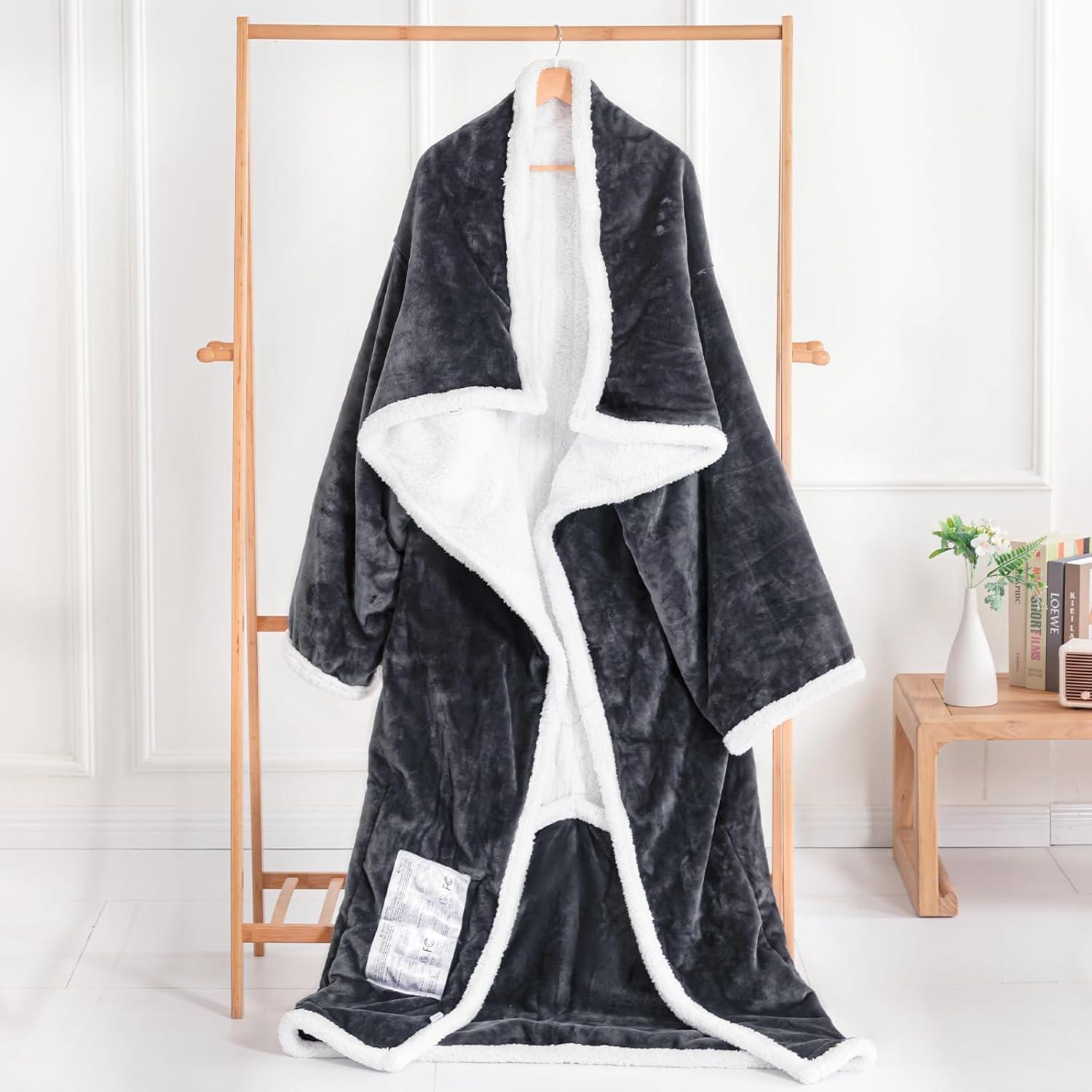 Manta Eléctrica Usable OS OMYSTYLE 183x132 cm Gris Oscuro