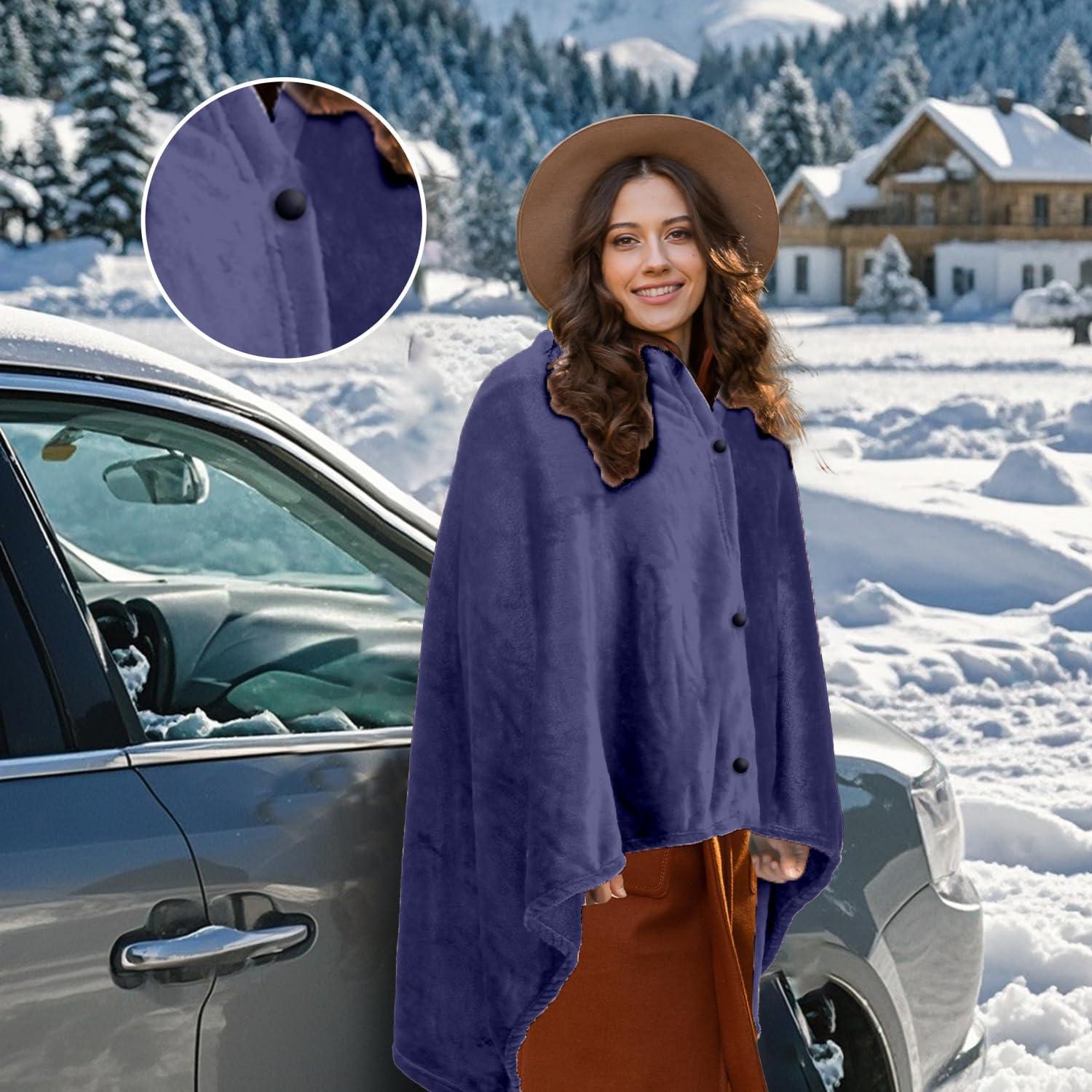 Manta eléctrica portátil 12V Sunny Color para coche 104x140 cm