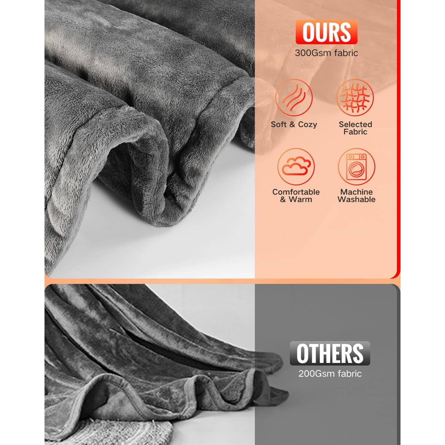 Manta Calentada Portátil USB Girasol 300GSM 3 Niveles Calor