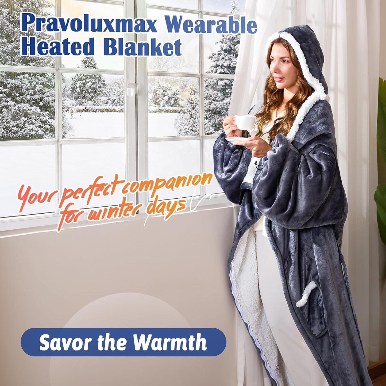 Sudadera Manta Calefactable Pravoluxmax 152x178cm 8 Niveles