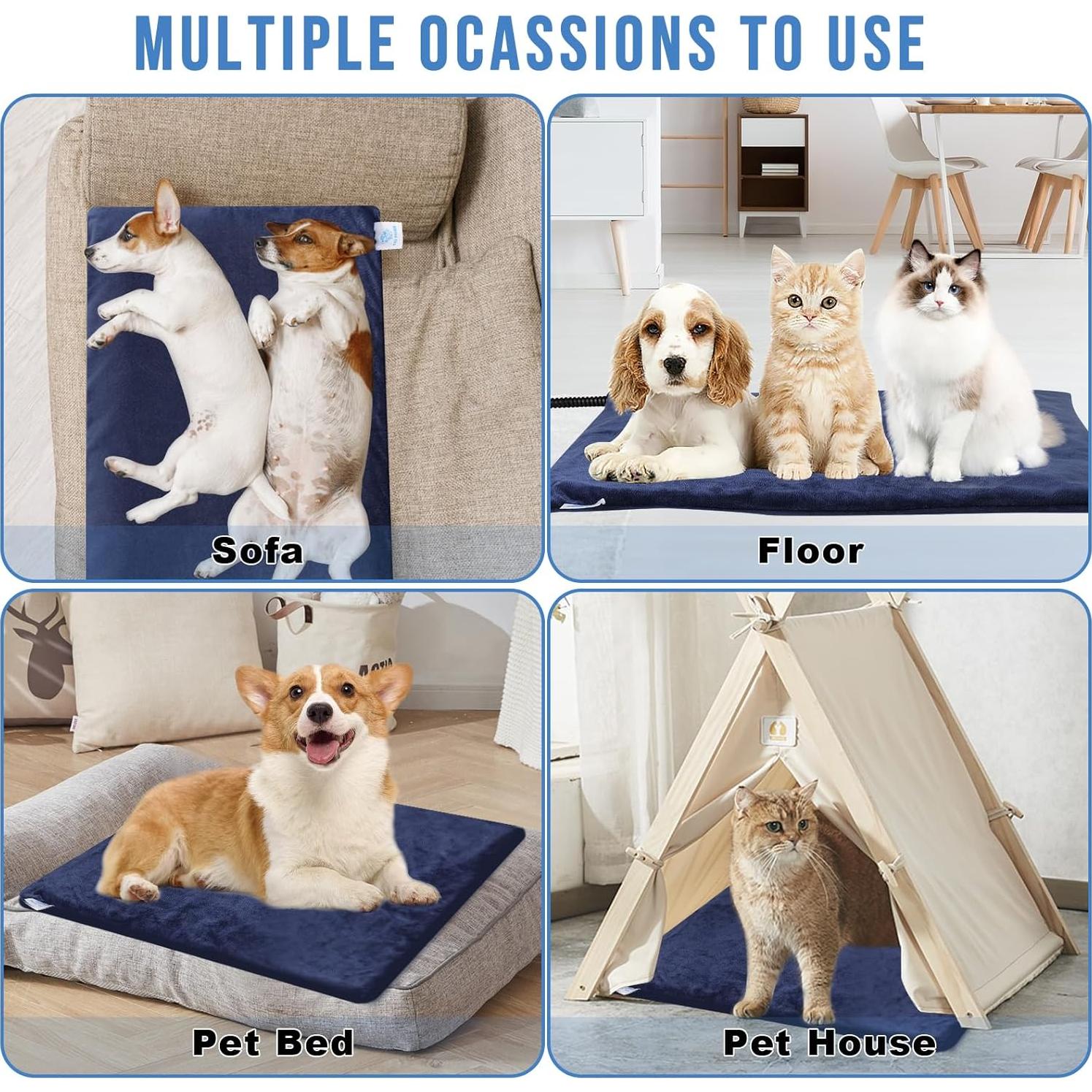 Almohadilla Térmica Eléctrica para Perros Enjoy Pet 71x46cm