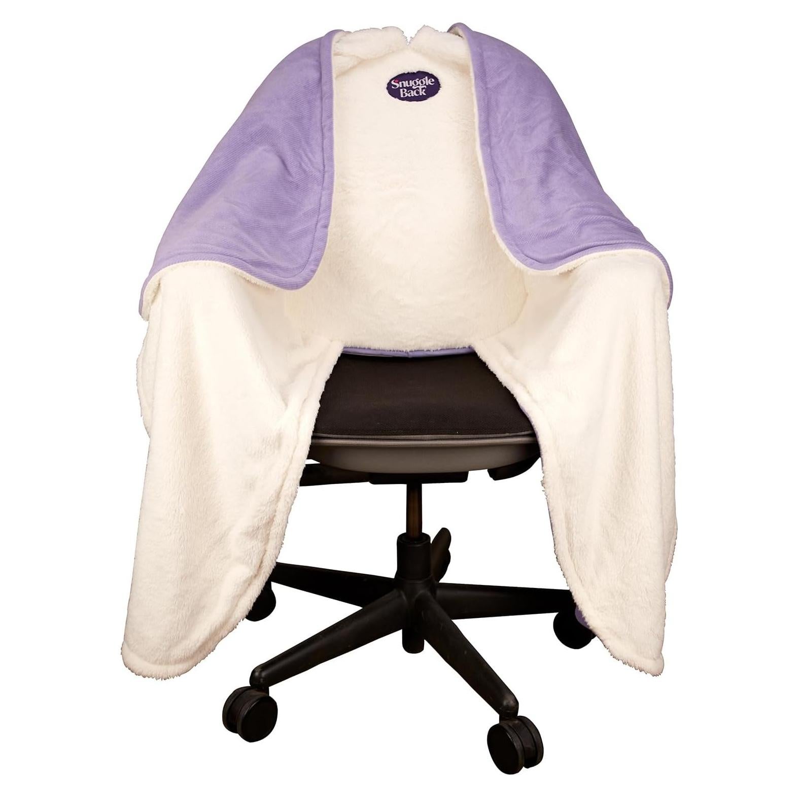 Manta para Silla de Oficina SnuggleBack - Piel de Oveja Sintética