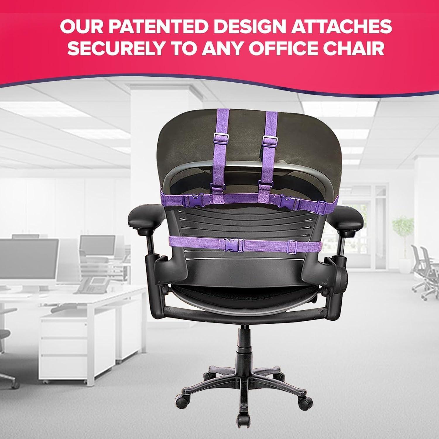 Manta para Silla de Oficina SnuggleBack - Piel de Oveja Sintética