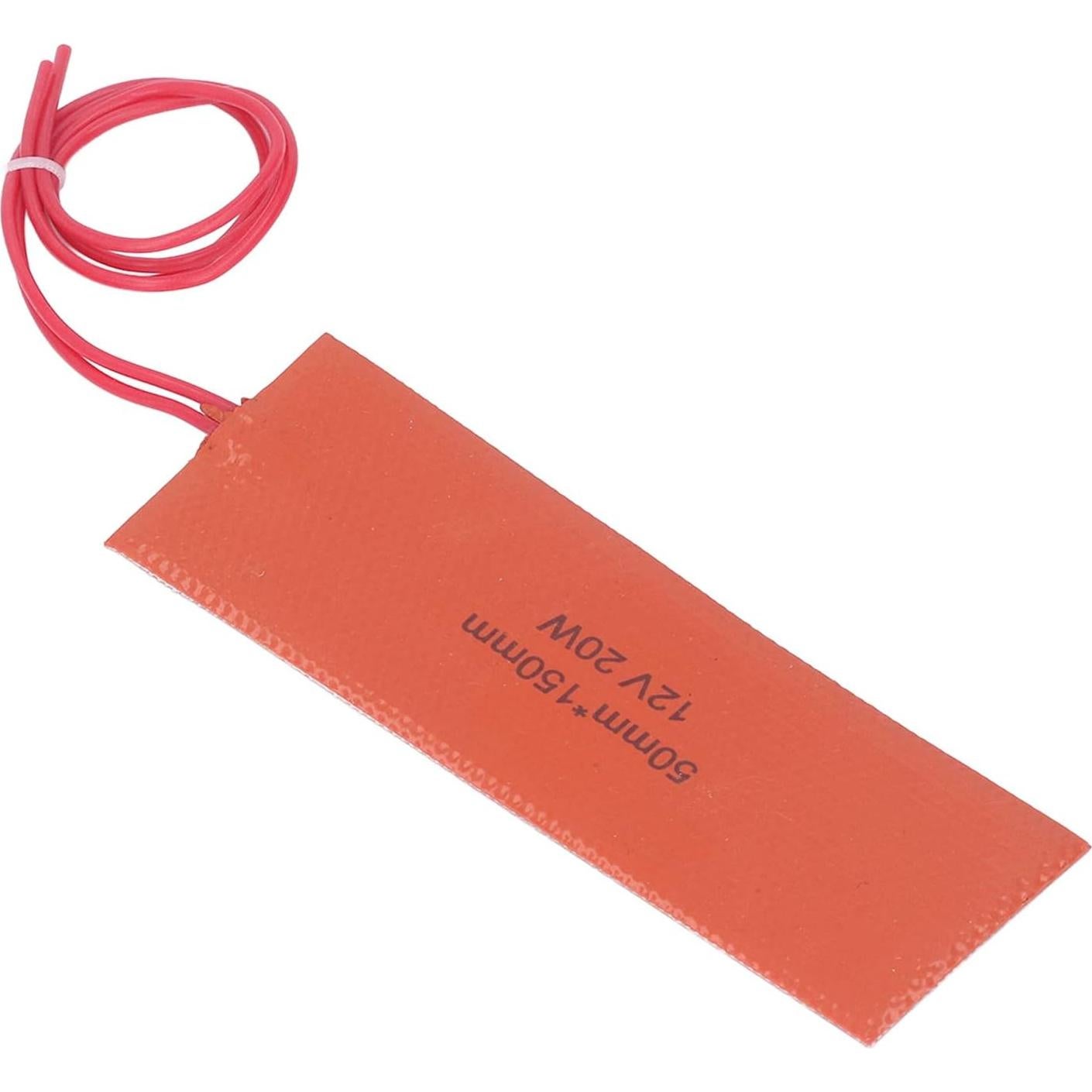 4 Almohadillas Calefactoras Silicona 20W 12V FTVOGUE 50x150mm