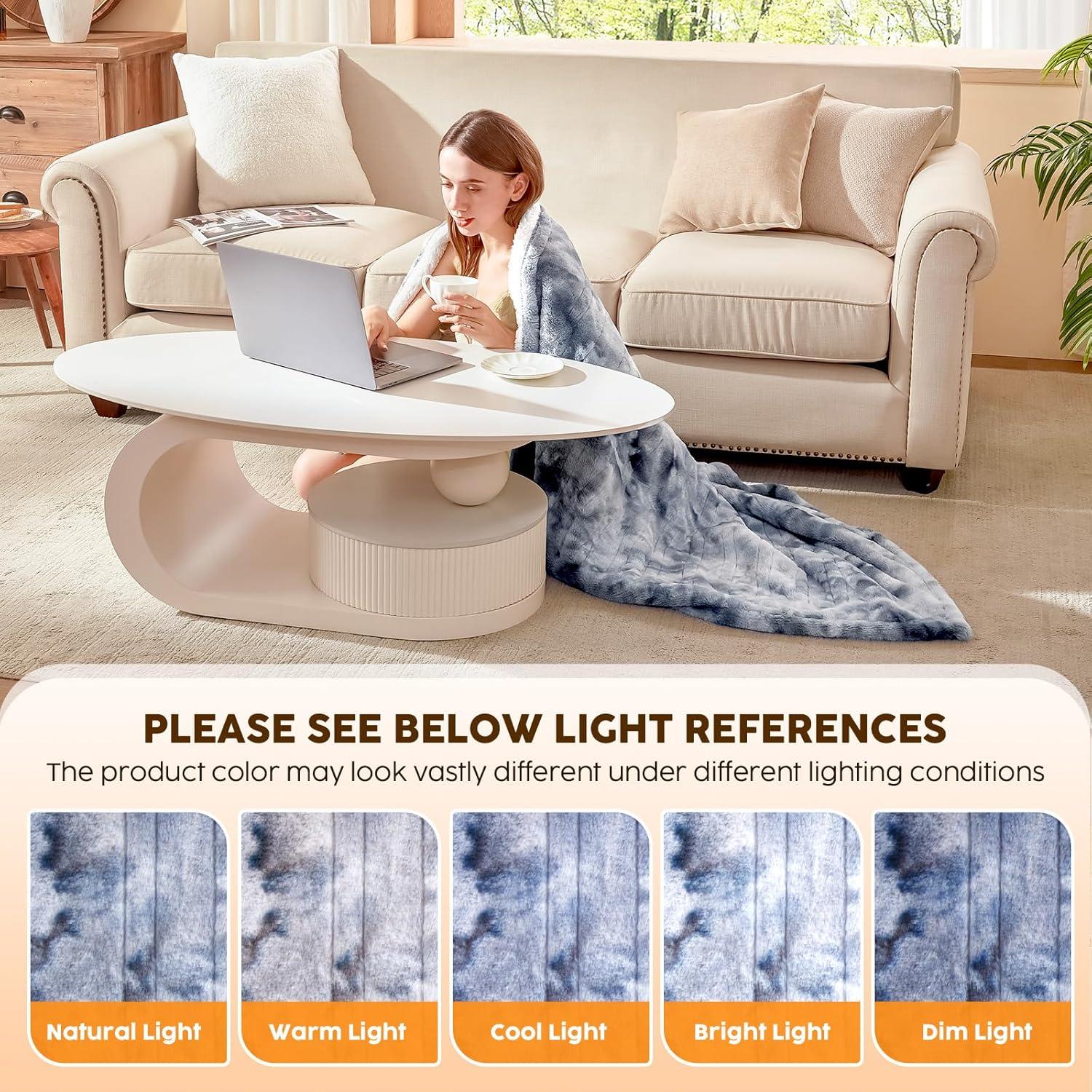 Manta Calefactora Eléctrica HYLEORY 127x152cm 10 Niveles Gris