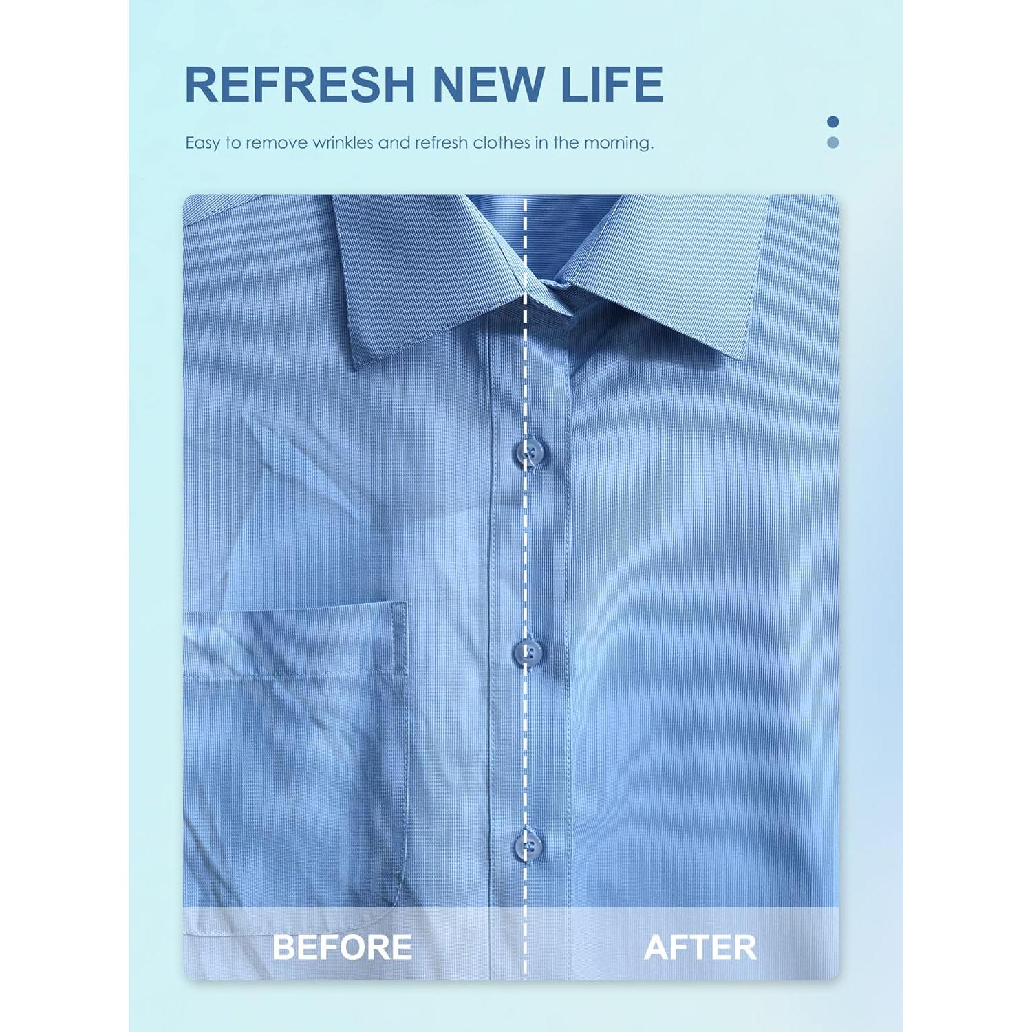 Vaporizador de Ropa Reemix 1200W Plegable Azul Cristal