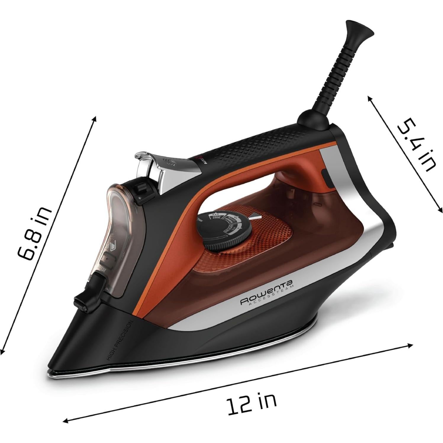 Plancha de Vapor Rowenta Access 1700W, Acero Inoxidable, Apagado Automático