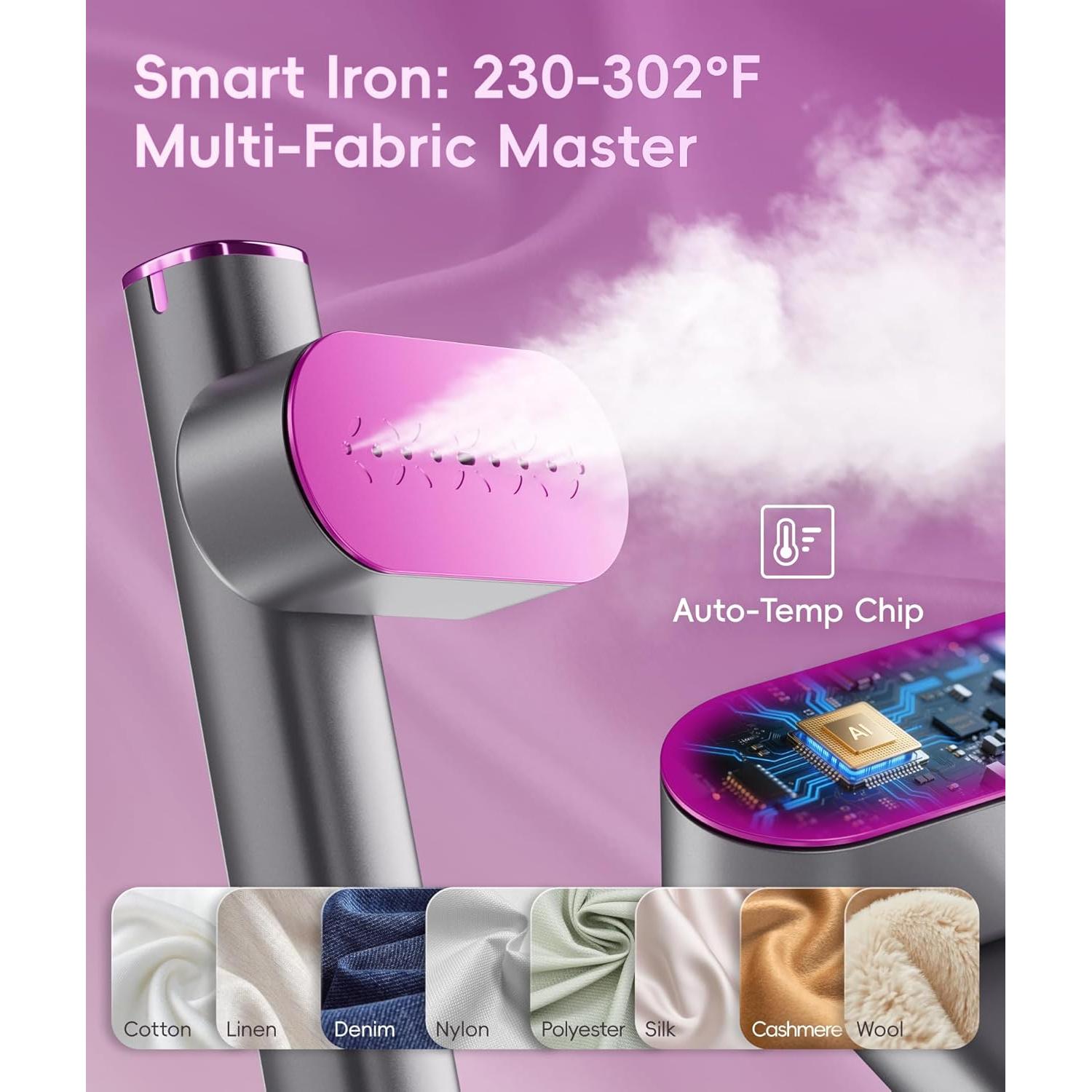 Vaporizador de Ropa Ilake CW-5205 Gris Espacial 1000W 120ml